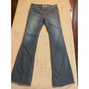 J Brand Blue Jeans Womens 29 X32 Stretch Denim Dark Wash Low Rise